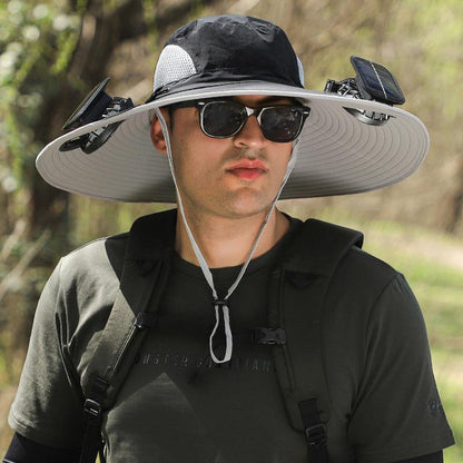 Solar-Powered Cooling Hat